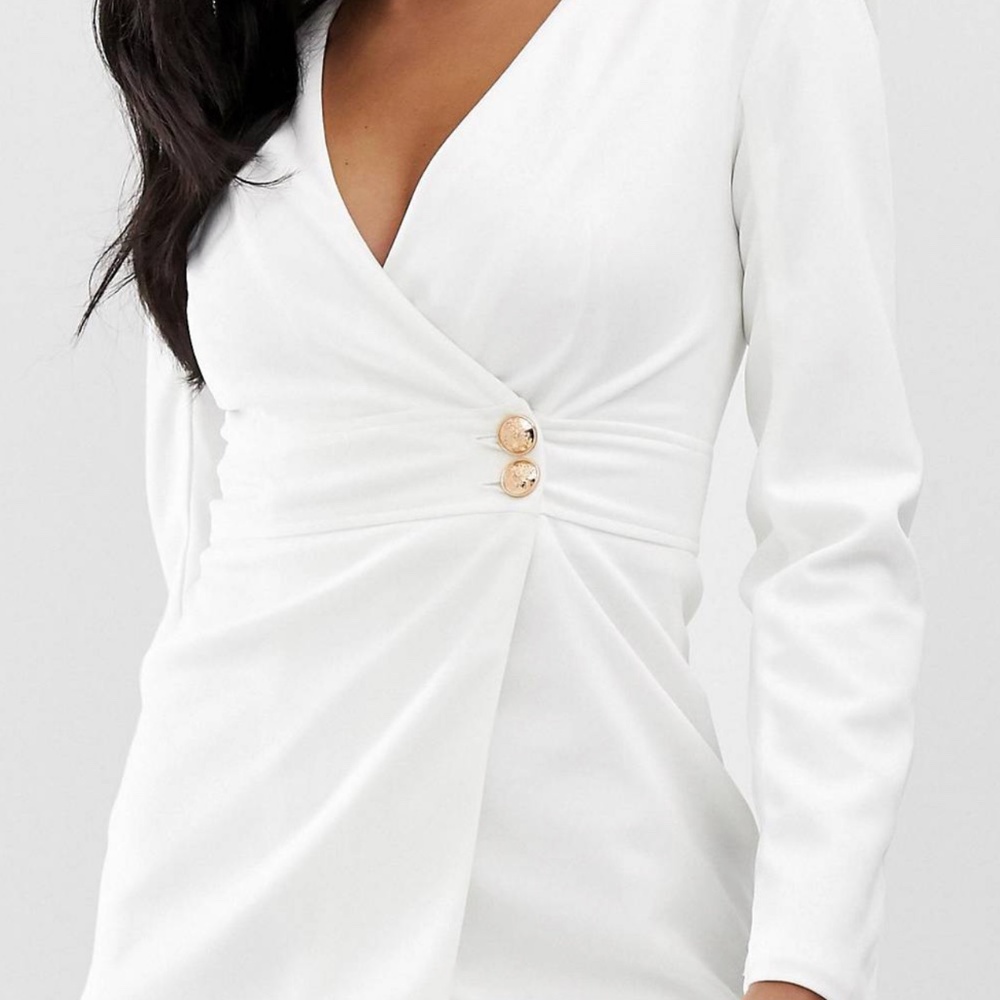 Mini white dress